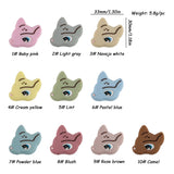 Sunrony 10pcs Mini Deer Head Silicone Beads for Jewelry Making