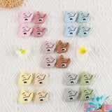 Sunrony 10pcs Mini Deer Head Silicone Beads for Jewelry Making