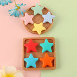 10pcs Star Silicone Beads DIY Jewelry Making Charms Bracelet Beads