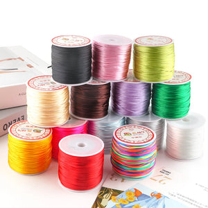 1.5mm 55M Multicolor Nylon Rope DIY Jewelry Making