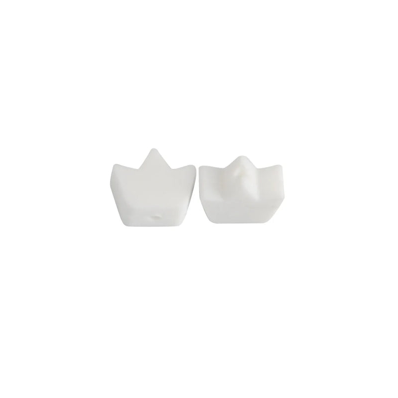 Sunrony Mini Crown Silicone Beads for Jewelry DIY Pacifier Chain Necklace