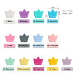 Sunrony Mini Crown Silicone Beads for Jewelry DIY Pacifier Chain Necklace