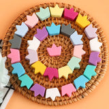 Sunrony Mini Crown Silicone Beads for Jewelry DIY Pacifier Chain Necklace