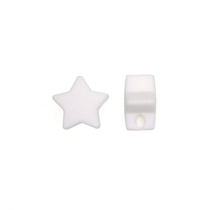 30pc Mini Star Silicone Beads DIY Jewelry Making Bulk Pacifier Necklace