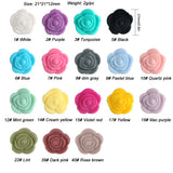 Sunrony Mini Roses Flower Silicone Beads DIY Pacifier Chain Bracelet Necklace