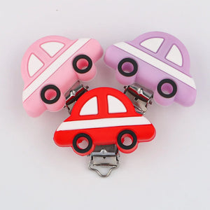 Silicone Pacifier Clips Animal Car Clip Necklace Safe Accessories DIY