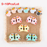 Sunrony Flower House Silicone Beads Food DIY Pacifier Chain Necklace