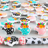 Sunrony Flower House Silicone Beads Food DIY Pacifier Chain Necklace