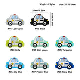 5/10Pcs Mini Car Silicone Beads for DIY Baby Pacifier Chain Jewelry