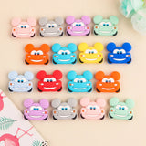 5/10Pcs Mini Car Silicone Beads for DIY Baby Pacifier Chain Jewelry