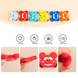 5/10Pcs Mini Car Silicone Beads for DIY Baby Pacifier Chain Jewelry