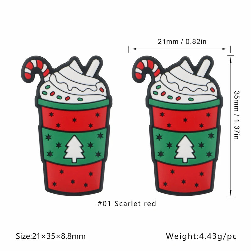 Silicone Bead Cup Christmas DIY Necklace Bracelet Jewelry Accessories