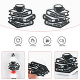 5/10Pcs Cartoon Dwarf Skeleton Silicone Beads DIY Jewelry Supplies