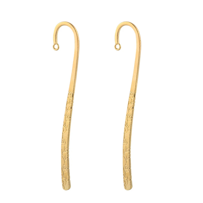 5/10Pcs Retro Bookmark Hairpin Alloy Metal Antique Charm Pendant DIY Jewelry