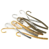 5/10Pcs Retro Bookmark Hairpin Alloy Metal Antique Charm Pendant DIY Jewelry