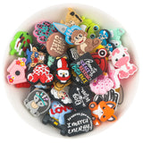 5/10pc Cartoon Silicone Beads Animal Charms For DIY Jewelry Making