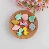 Sunrony Ocean Series Silicone Beads Food Teether Safety DIY Pacifier Chain