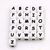 Sunrony 12mm Baby Alphabet Beads Chewable for Names DIY Teething