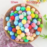 12mm Silicone Beads for Jewelry Making - BPA Free
