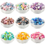 Silicone Lentil Beads 12mm Abacus Beads DIY Necklace Bracelets