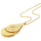 Algeria Sunflower Pandent Necklace Arabic Women Necklace