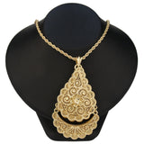Algeria Sunflower Pandent Necklace Arabic Women Necklace