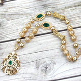 Sunspicems Moroccan Women Necklace Arabic Bride Wedding Jewelry