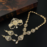 Sunspicems Morocco Bride Jewelry Sets Arabia Drop Earring Choker Necklace Caftan