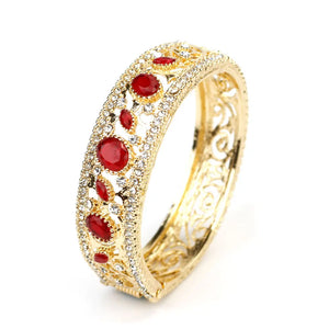 Sunspicems Morocco Bride Jewelry Cuff Bracelet For Women