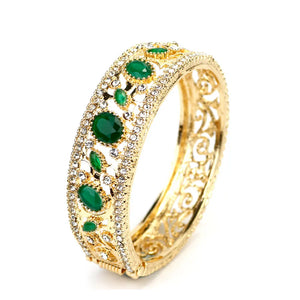 Sunspicems Morocco Bride Jewelry Cuff Bracelet For Women