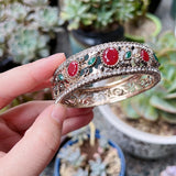 Sunspicems Morocco Bride Jewelry Cuff Bracelet For Women