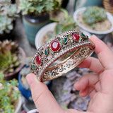 Sunspicems Morocco Bride Jewelry Cuff Bracelet For Women