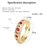 Sunspicems Morocco Bride Jewelry Cuff Bracelet For Women