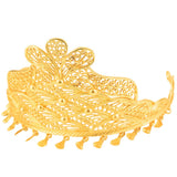 Sunspicems Morocco Algeria Crown Women Tiaras African Bride Hair Jewelry