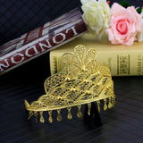 Sunspicems Morocco Algeria Crown Women Tiaras African Bride Hair Jewelry