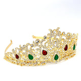 Sunspicems Elegant Algeria Morocco Crown Tiaras For Women Headpieces