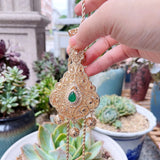 Algeria Morocco Women Necklace Cultural Caftan Pendant Jewelry