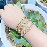 Sunspicems Arabian Bracelet for Women Bridesmaid Charm Bracelet Sets