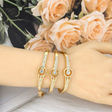 Muslim Crystal Charm Bracelet Dubai Bangle Algeria Bride Jewelry