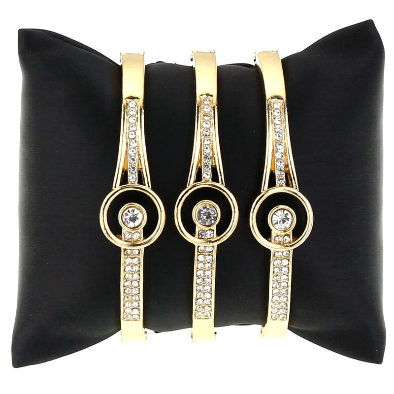 Muslim Crystal Charm Bracelet Dubai Bangle Algeria Bride Jewelry
