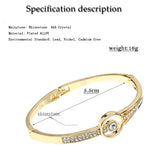 Muslim Crystal Charm Bracelet Dubai Bangle Algeria Bride Jewelry