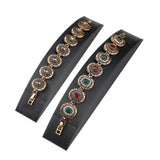 Sunspicems Vintage Bracelet Antique Gray Crystal Bohemia Ethnic Wedding Jewelry
