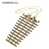 Sunspicems Traditional Caucasus Breastplate Necklace