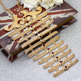 Sunspicems Traditional Caucasus Breastplate Necklace