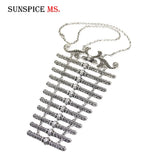 Sunspicems Traditional Caucasus Breastplate Necklace