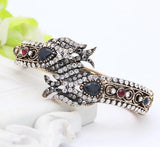 Sunspicems Crystal Bangle Cuff Bracelet Wedding Jewelry