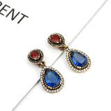 Sunspicems Vintage Clip Earring Indian Women Drop Earring Female Wedding Jewelry