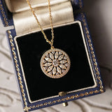Sunward Light S925 Sterling Silver Japanese and Niche Vintage Necklace
