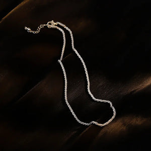 Natural Pearl Double Necklace Pearl Pendant Women's Necklace Party Gift