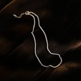 Natural Pearl Double Necklace Pearl Pendant Women's Necklace Party Gift